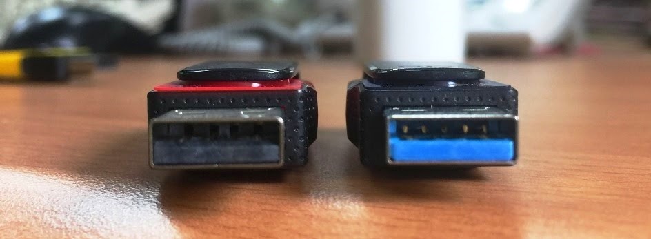 The difference of USB 3.0 and USB 2.0 ports USB 3.0 and USB 2.0 ports