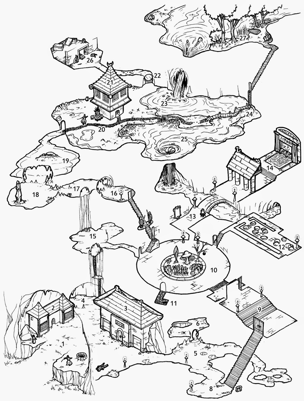 The Bedrock Blog: WUXIA DUNGEONS (WANDERING HEROES OF OGRE GATE)