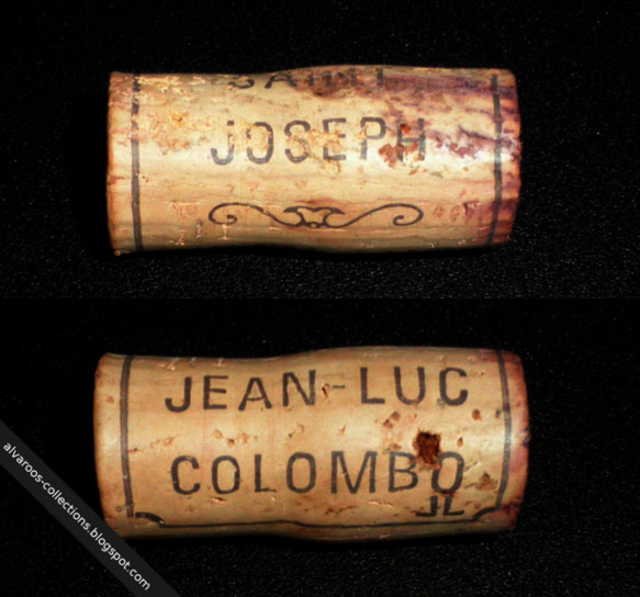 Wine cork: Saint Joseph, Jean-Luc Colombo 'JL' Wine cork: Saint Joseph, Jean-Luc Colombo 'JL'