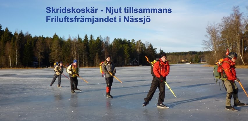 Skridskoskär - Njut tillsammans Friluftsfrämjandet i Nässjö