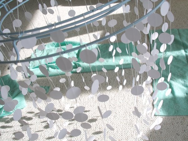 Glanzlicht: papier kronleuchter