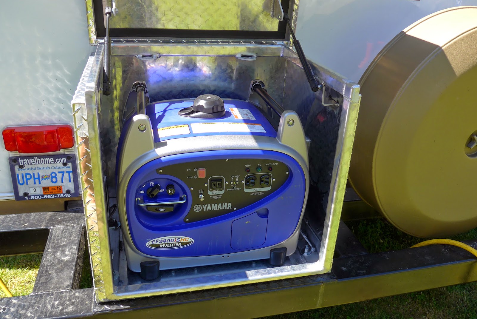 We Discover Canada And Beyond Custom Made Generator Box For Our RV