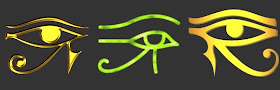 Ojo de horus Udyat símbolo protección
