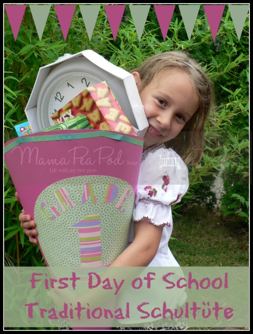 Mama Pea Pod {First Day of School Tradition Schultuete}
