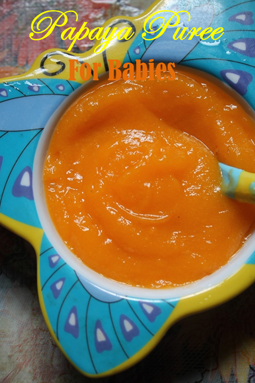 YUMMY TUMMY Papaya Puree for Babies / Papaya for Babies