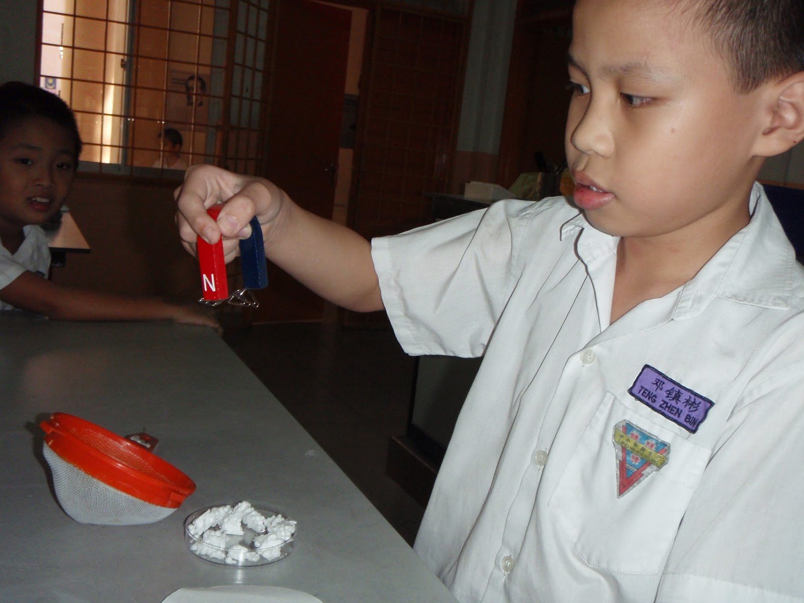 The Beauty of Science Experiment Separated Mixture