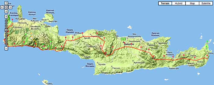 Crete Hiking Trails Map Travel Crete With Your Dog: Hiking Around Mount Juktas On The E4... With  Your Dog