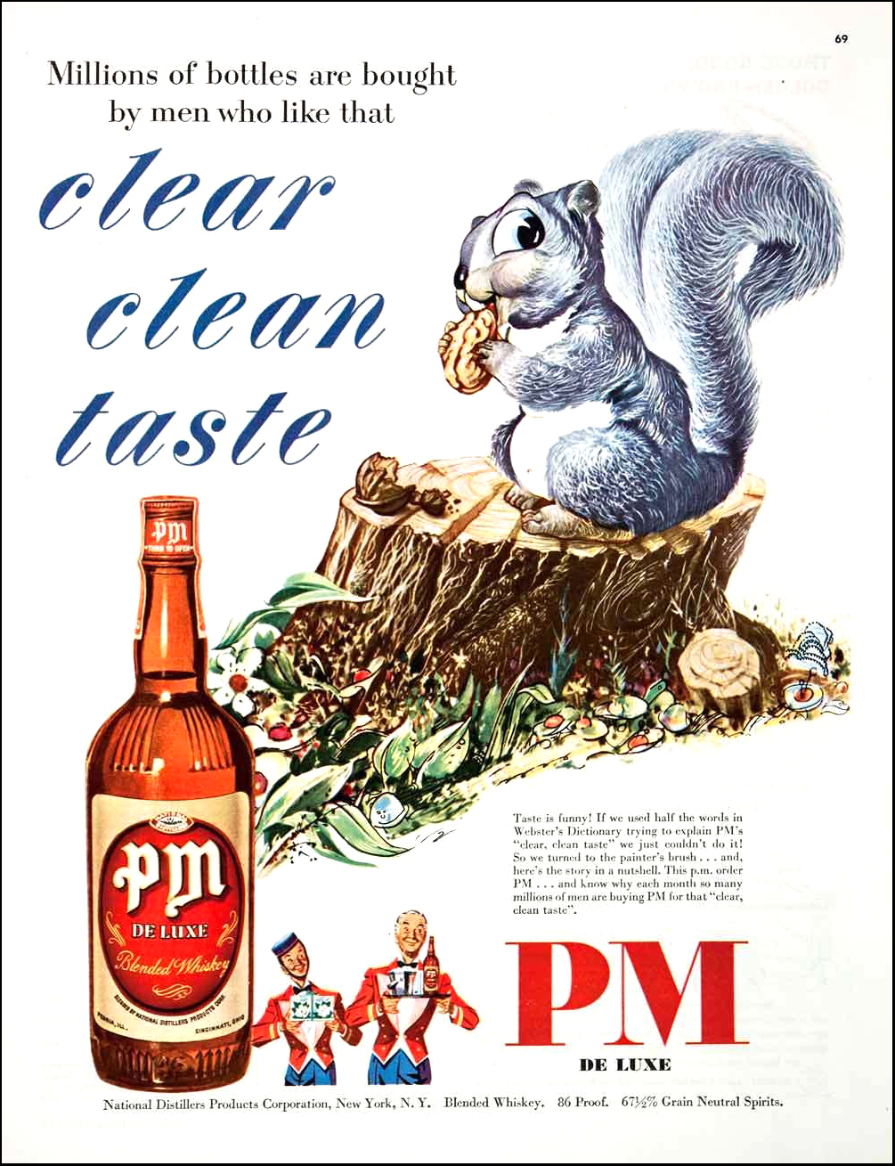 PM De Luxe Blended Whiskey - 1949
