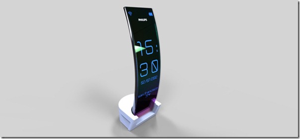 Phone Philips curved Shape and Touch screen Phone Philips curved Shape and Touch screen