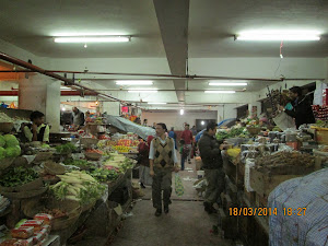 Lalbazar Vegetable market in Gangtok.