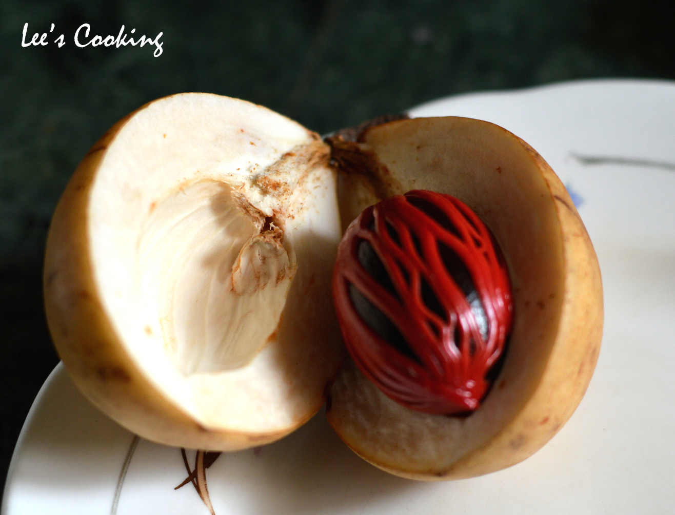 Lee’s Culinary Experiments Jaathikka Chammanthi / Nutmeg Fruit Chutney