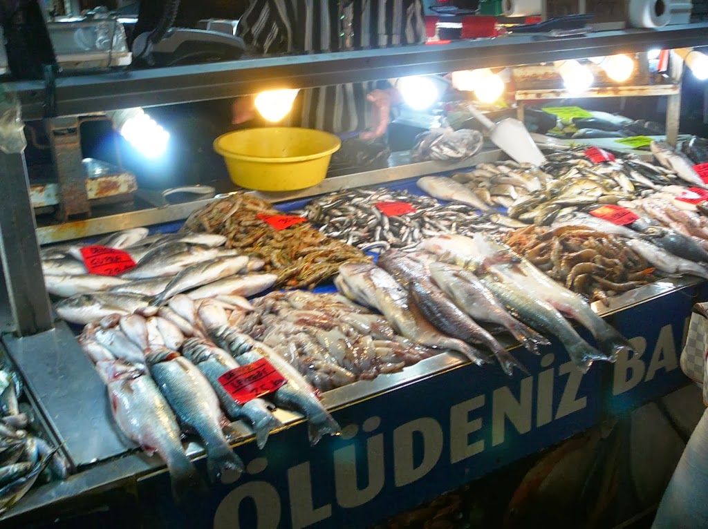 Peace Corps Baby Boomers Fethiye Fish Market dinner