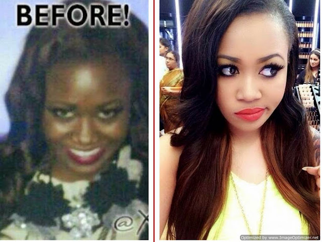 Nigerian Girl gets dumped by boyfriend after bleaching to satisfy him Nigerian Girl gets dumped by boyfriend after bleaching to satisfy him