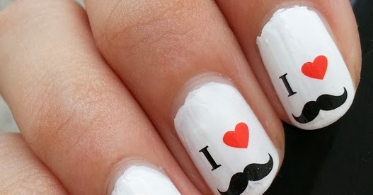 2. Mustache Nail Art Designs on Tumblr - wide 1