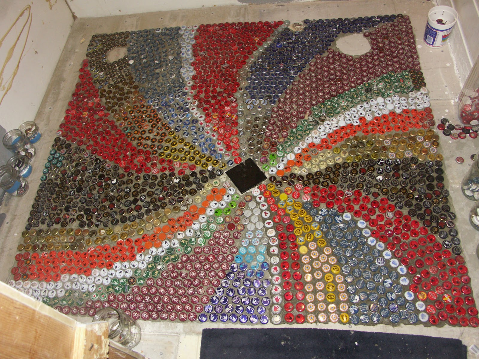 Our Irish Manor Bottle cap floor progressive