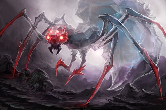 Andrew Olson ilustrações digitais fantasia arte conceitual Aranha de cristal Andrew Olson ilustrações digitais fantasia arte conceitual Aranha de cristal