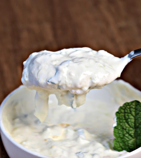 Chicken Souvlaki & Tzatziki Sauce {recipe}