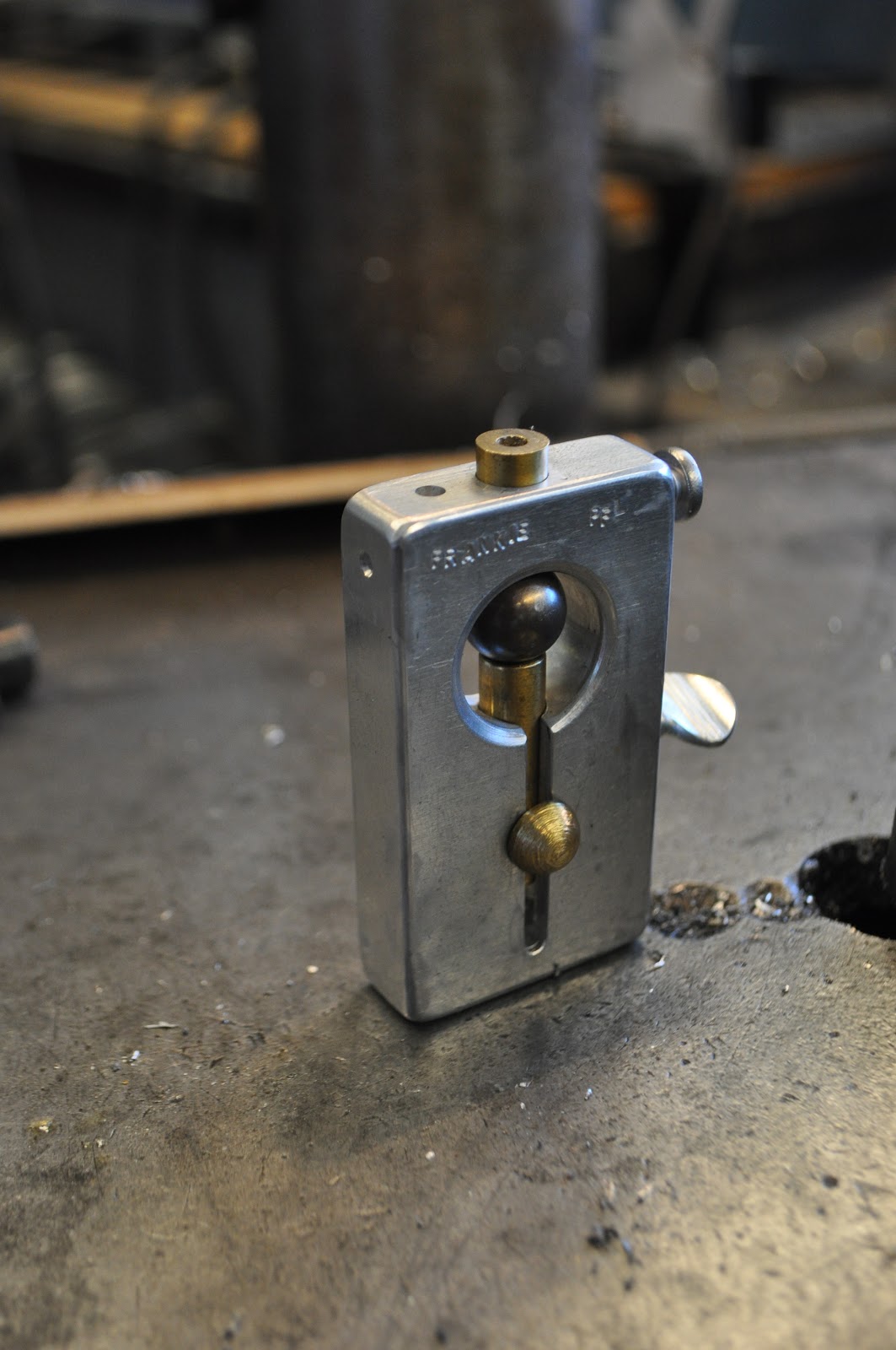 handverker how to drill a ball bearing