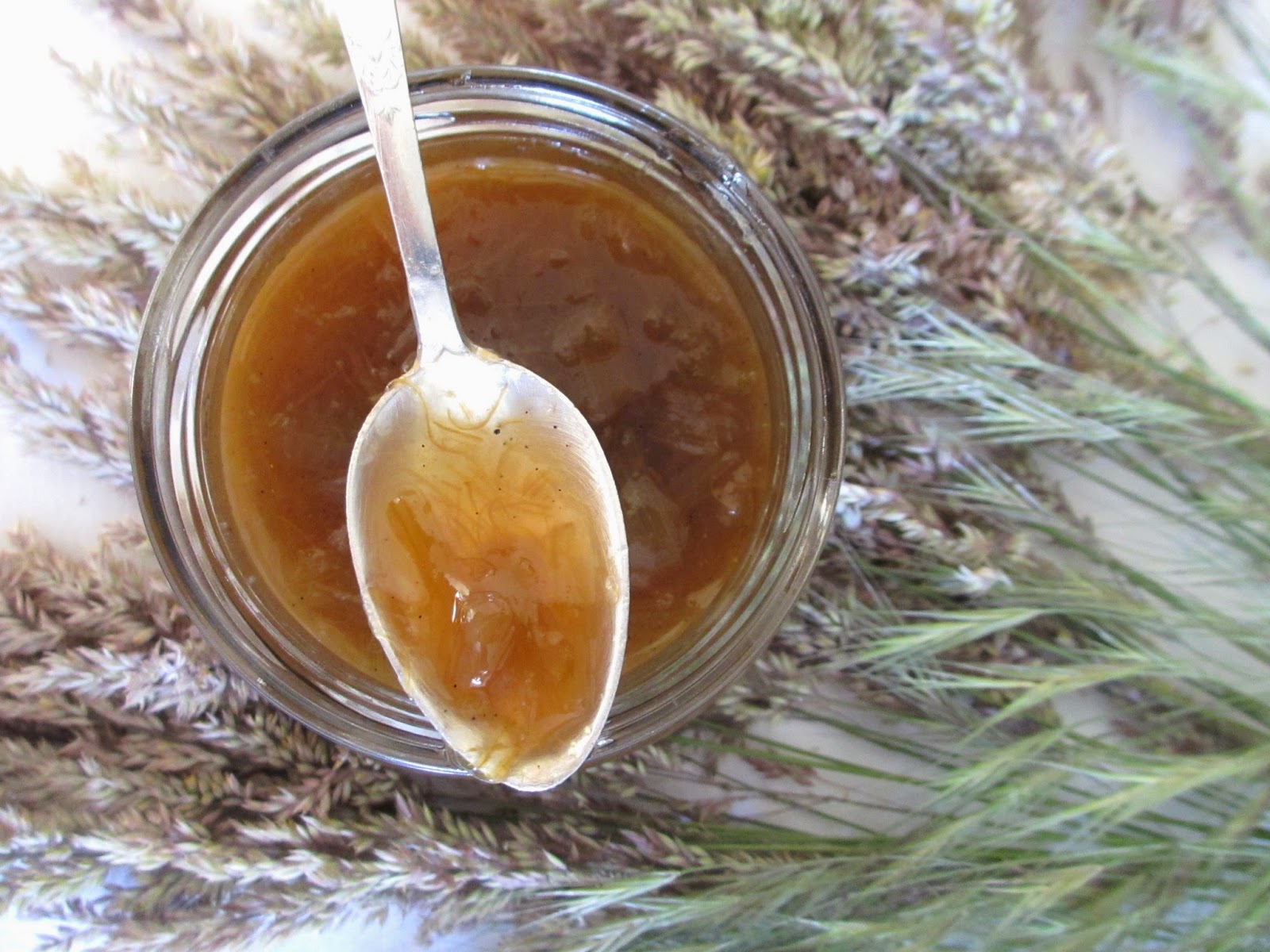 COOKING JULIA CONFITURE DE RHUBARBE À LA VANILLE