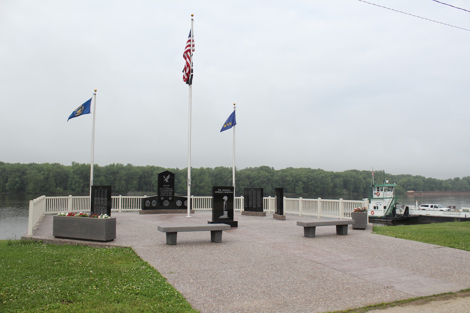 Wisconsin Historical Markers Cassville Veterans Memorial