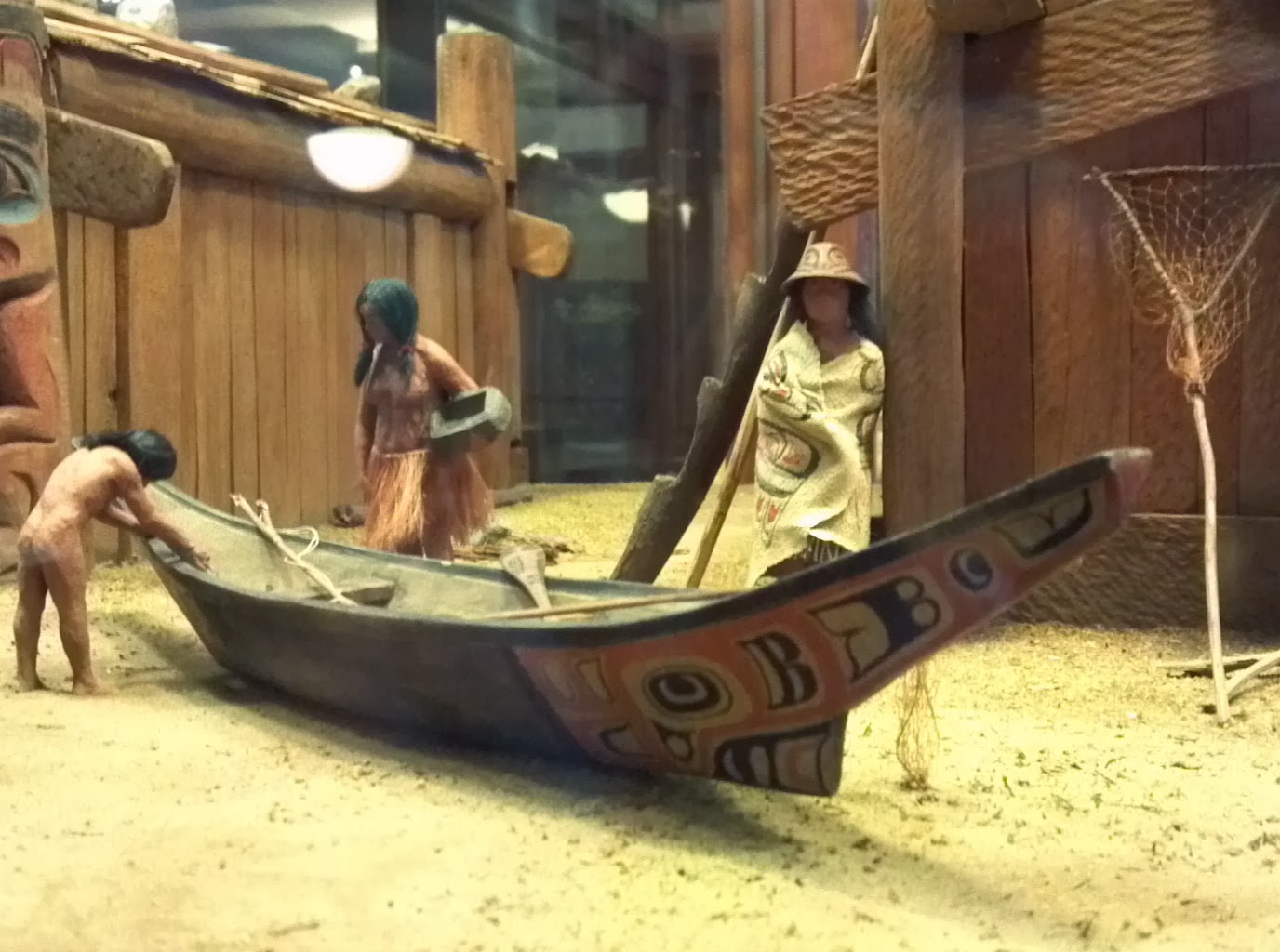 Indigenous Boats Nootka, Haida, Kwakiutl Dwellings and Canoes Peabody