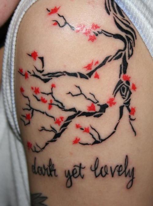 cherry blossom tattoos. a Cherry Blossom Tattoos