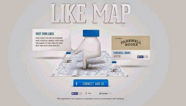 Tìm trang Facebook mà bạn thích bằng... bản đồ