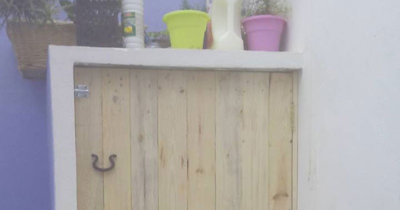 Mueblesdepalets.net: Puerta para lavadora hecha con tablas de palets