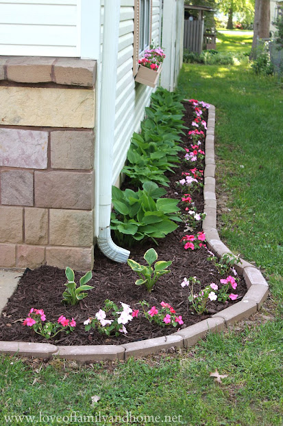 side yard makeover creating curb