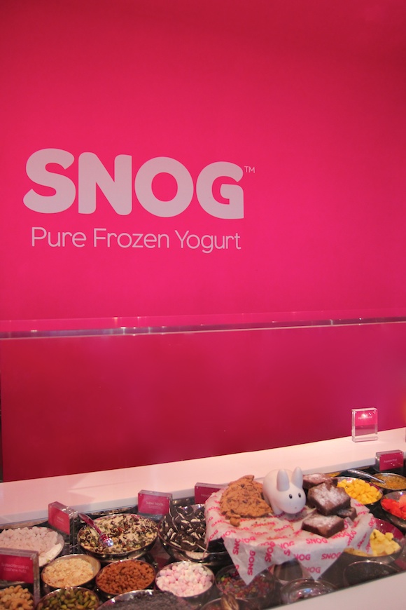 little black pearls Snog Frozen Yogurt