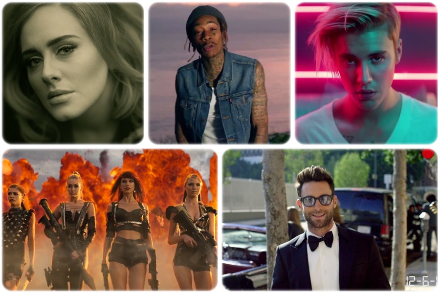 Top 10 most popular music videos in 2015 TheHive.Asia