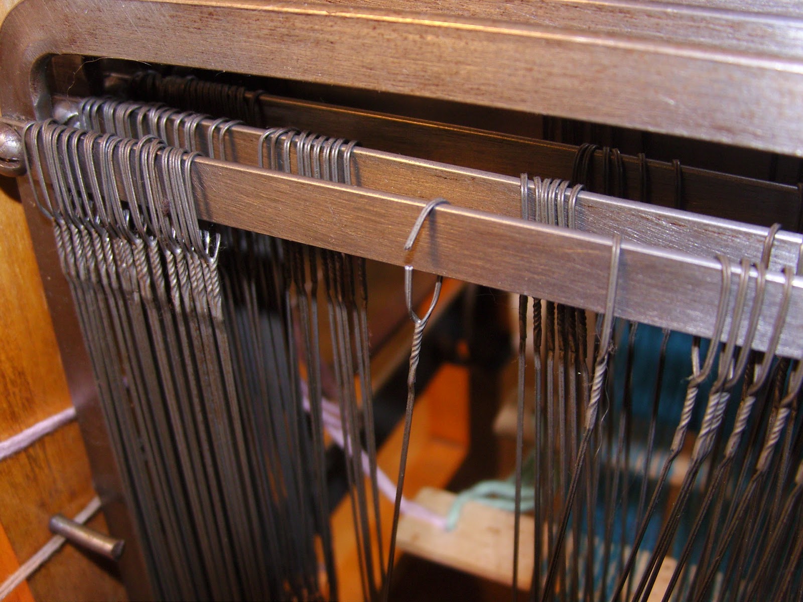 Daisy Hill Weaving Studio Making a Repair Heddle and Adding a Warp Thread