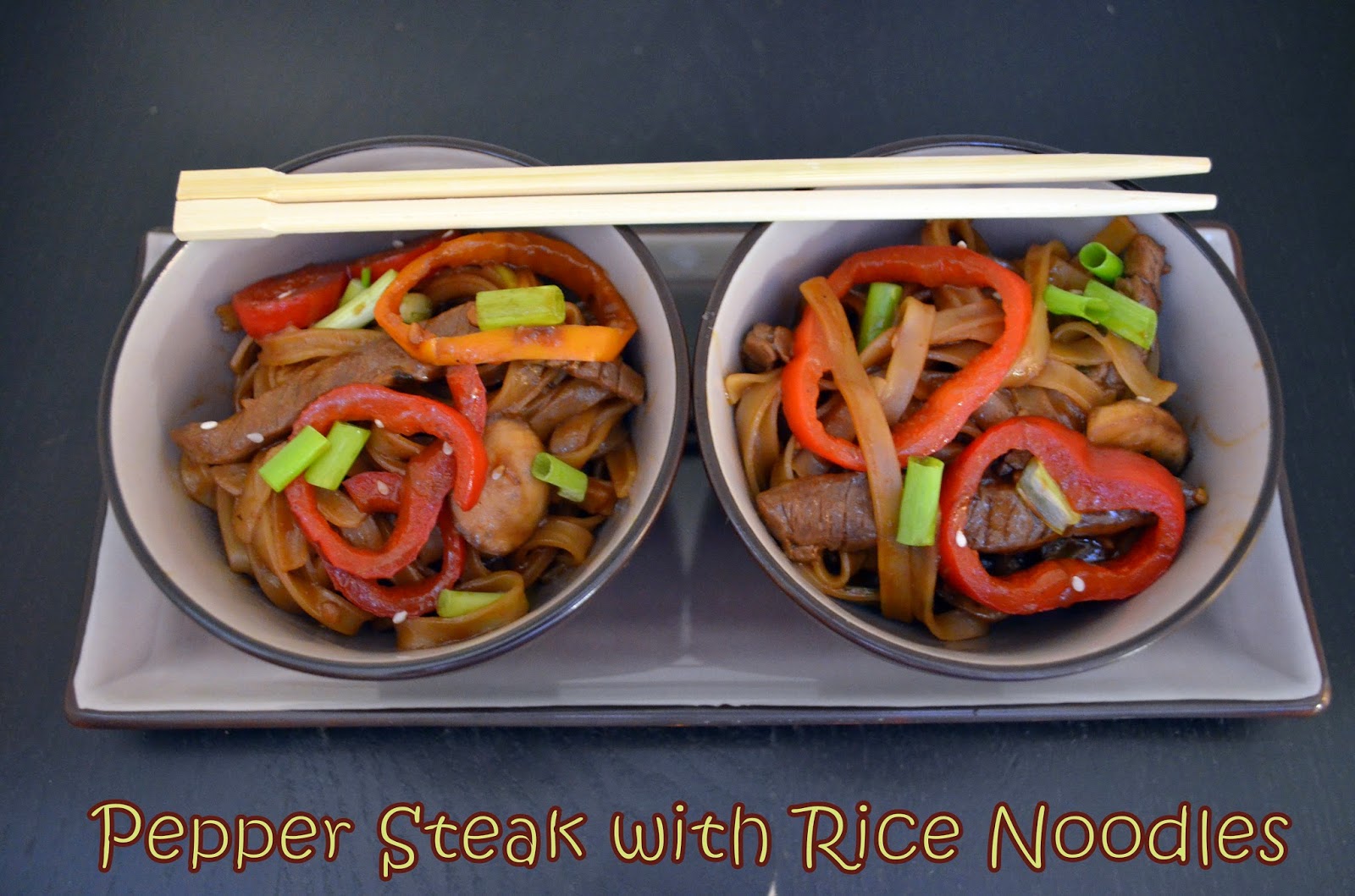 Flavors by Four Pepper Steak with Rice Noodles