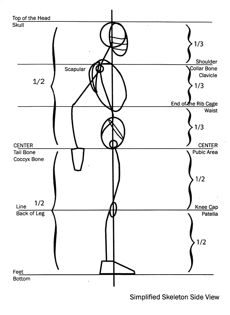Illustration 2 Figure Drawing Proportion Guides