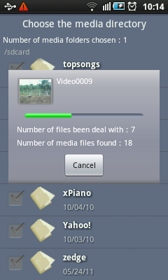 Android Video Player - Scanning Media Files