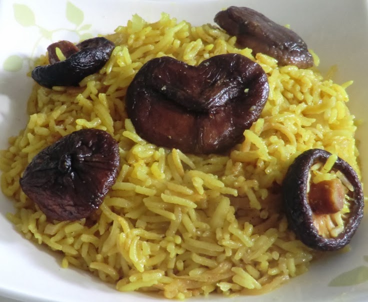 Ma petite cuisine gourmande sans gluten ni lactose Riz basmati façon risotto aux shiitaké et