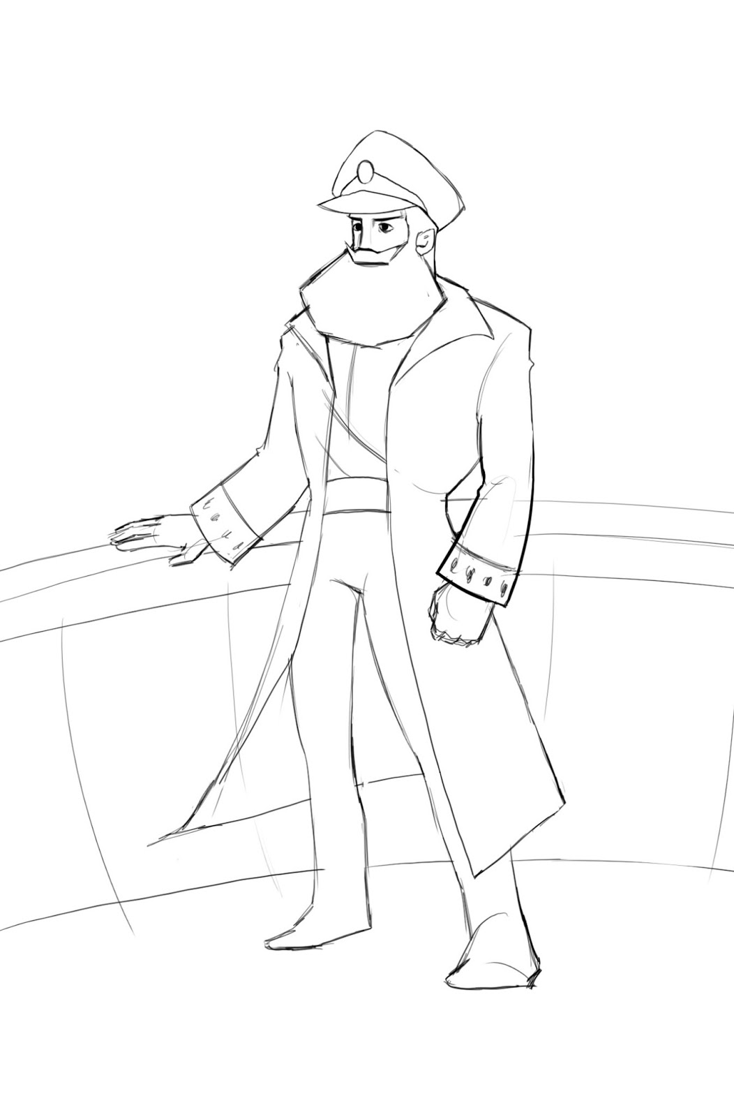 Drawing For Animation: Sea Captain - Younhee