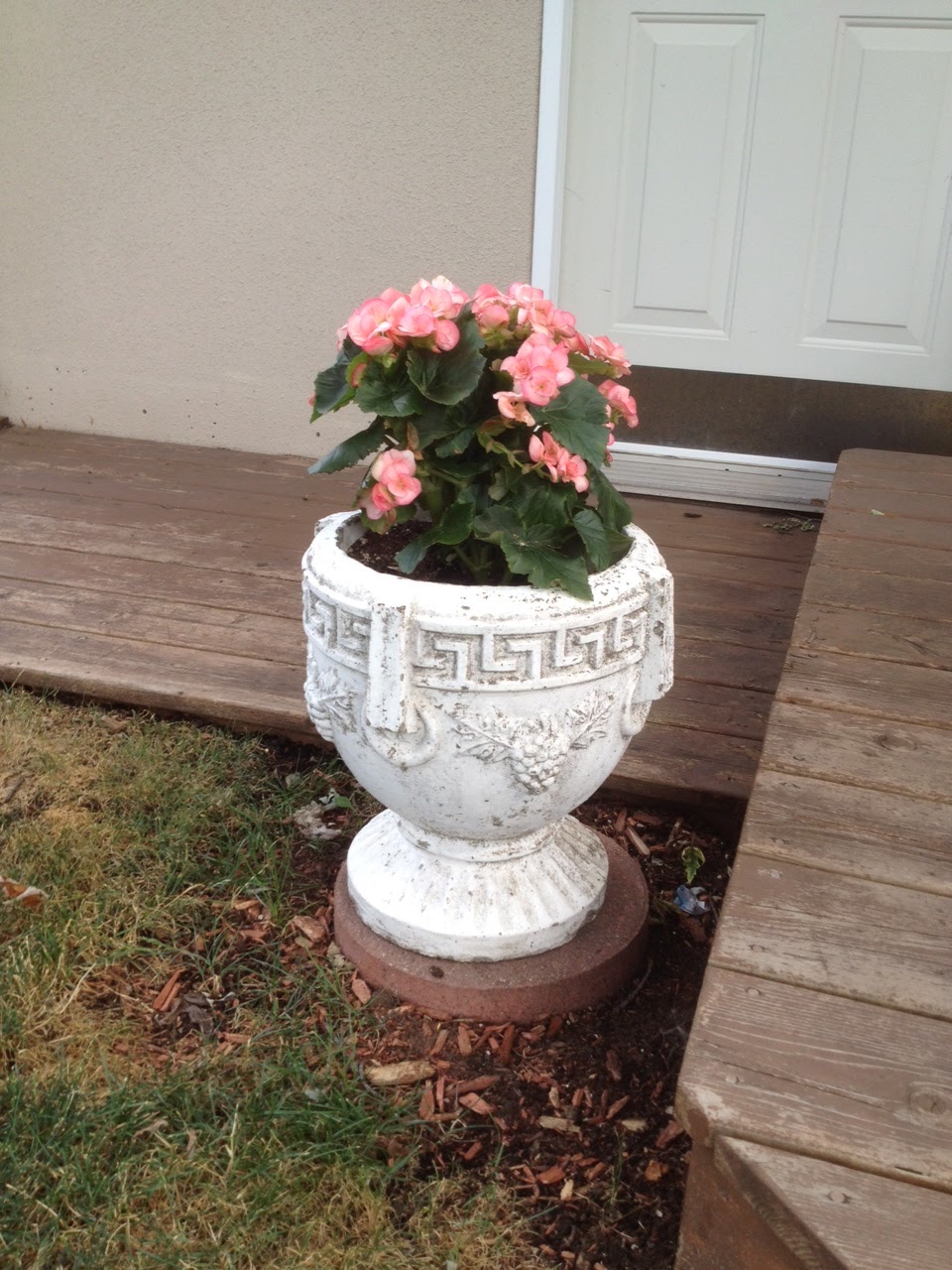 My love for gardening Garden statues/planters add that extra special touch!