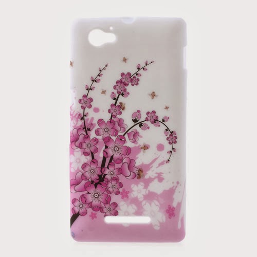 Plum Blossom TPU Jelly Case for Sony Xperia M C1905 C1904 C2004 C2005 Plum Blossom TPU Jelly Case for Sony Xperia M C1905 C1904 C2004 C2005