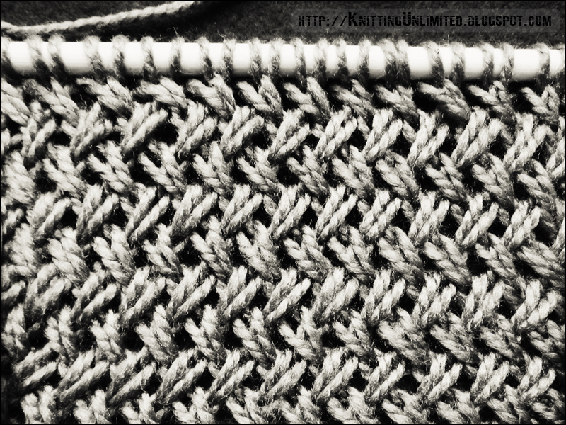Cross Stitch (similar to herringbone stitch) Knitting Unlimited