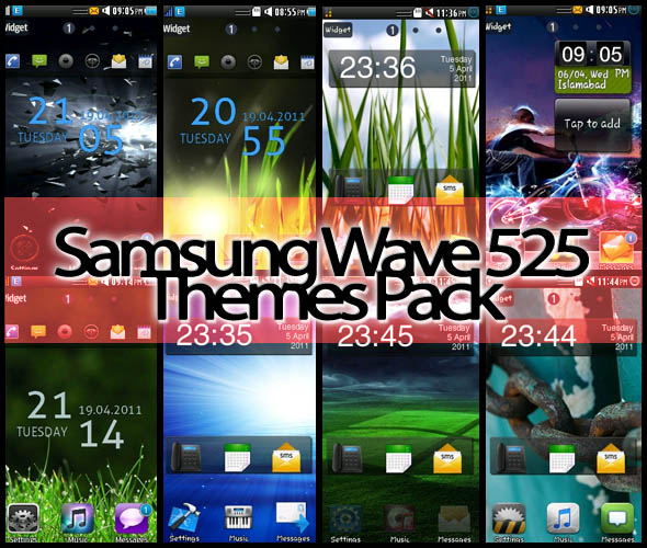 Temas e + Temas Samsung+Wave+525+Themes+Pack