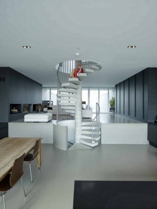 stairs designs VMX Architects spiral stairs design