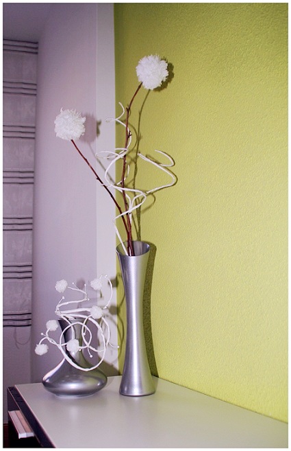 Diy: los jarrones y los ramilletes de pompones de erika : x4duros.com