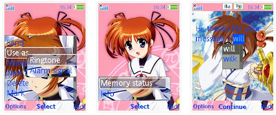 魔法少女奈葉SonyEricsson手機主題for Elm/Hazel/Yari/W20﹝240x320﹞