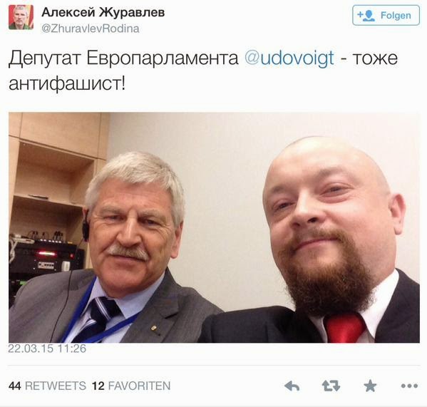 “MEP @udovoigt is an antifascist too!” ~