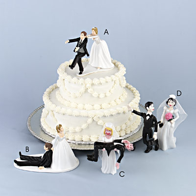 You can go in for any of these wedding cake toppers ranging from bride and