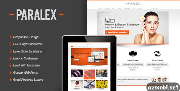 Paralex – Responsive HTML5 Template