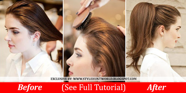 How To Make A High Ponytail Stay Up - How to create the perfect high ponytail: ATH’s back-to-basics hair tutorial