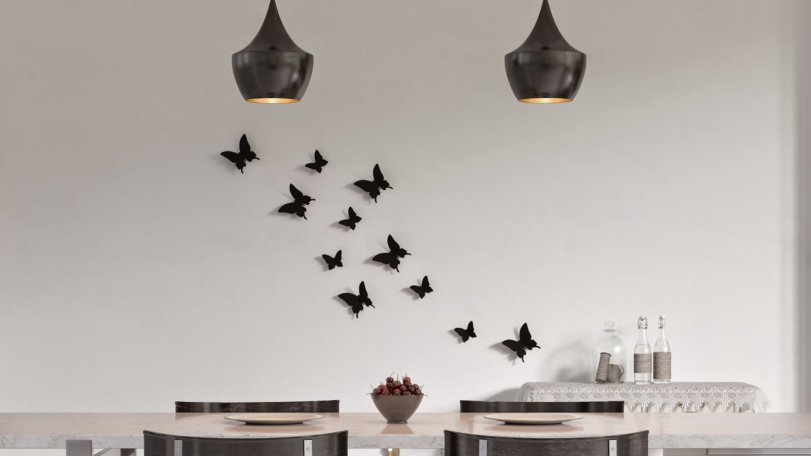 Catchy photo realistic 3D wall stickers An awesome series