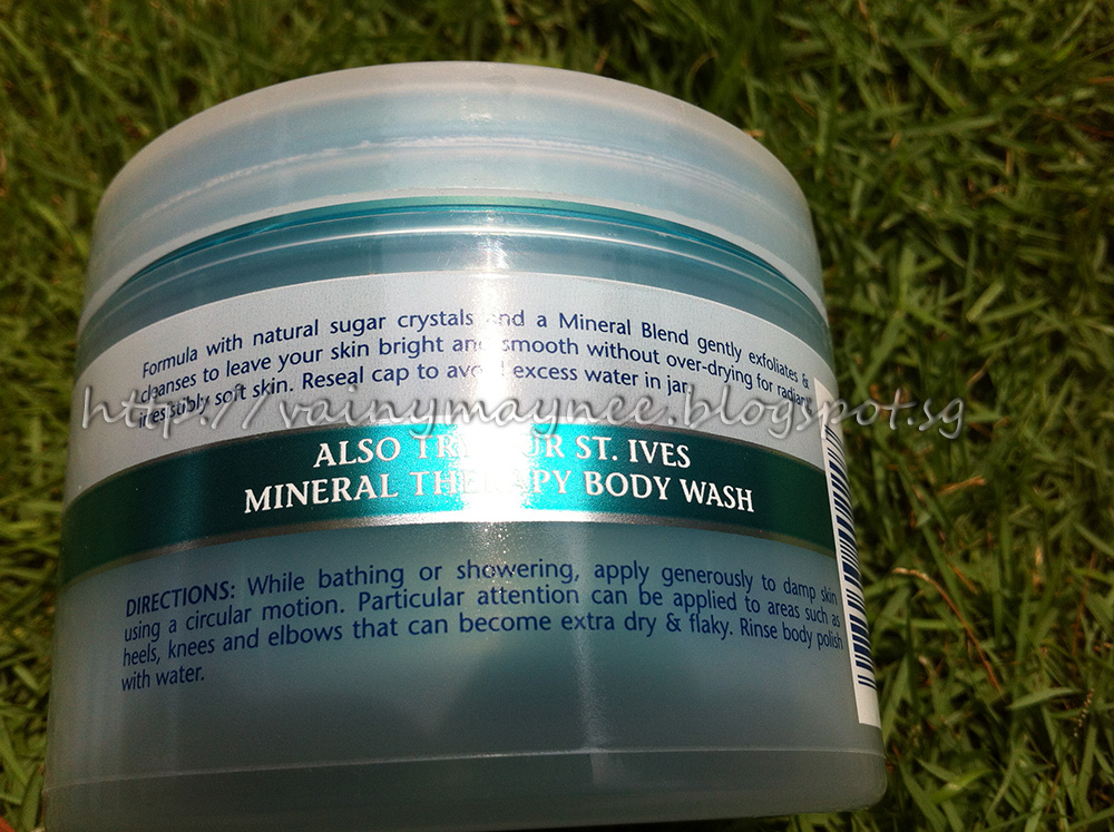 Vainy Maynee A Little Of Everything ST. Ives InShower Exfoliating Body Polish Mineral Therapy